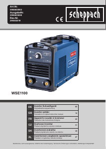 Bedienungsanleitung Scheppach WSE1100 Schweissgerät