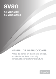 Manual de uso Svan SCV855500E Congelador