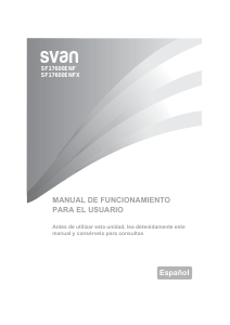 Manual Svan SF17600ENF Frigorífico combinado