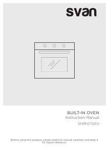 Manual Svan SHM4700X Oven