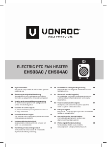 Manuale Vonroc EH503AC Termoventilatore