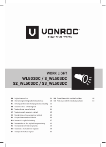 Bruksanvisning Vonroc S2_WL503DC Lampe