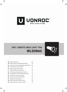 Instrukcja Vonroc WL509AC Lampa