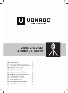 Manual Vonroc LL503DC Nivela laser