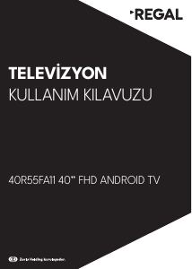 Kullanım kılavuzu Regal 40R55FA11 LED televizyon