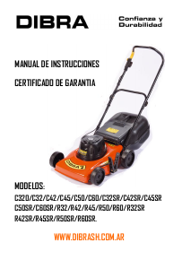 Manual de uso Dibra R42SR Cortacésped