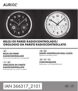 Manual de uso Auriol IAN 366317 Reloj
