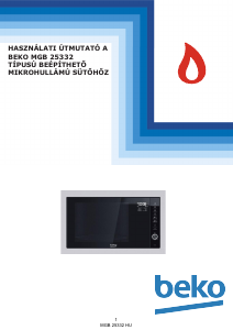 Használati útmutató BEKO MGB 25332 BG Mikrohullámú sütő