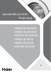 Priročnik Haier HW80-B14939S8 Pralni stroj
