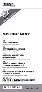 Návod Powerfix IAN 278296 Merač vlhkosti