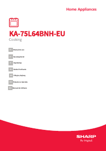 Priručnik Sharp KA-75L64BNH-EU Pećnica