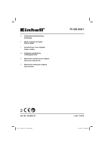 Manual de uso Einhell TC-SB 200/1 Sierra de cinta