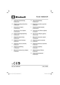 Manuál Einhell TC-AC 190/6/8 OF Kompresor