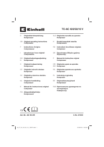 Bruksanvisning Einhell TC-AC 420/50/10 V Kompressor