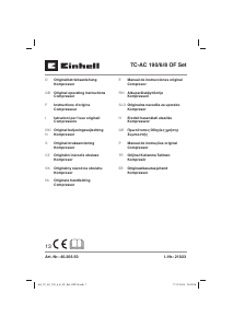 Manuale Einhell TC-AC 190/6/8 OF Set Compressore