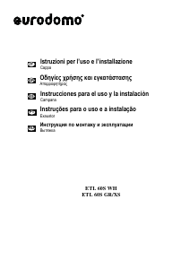 Εγχειρίδιο Eurodomo ETL 60S WH Απορροφητήρας