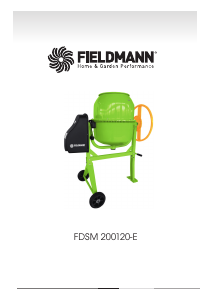 Návod Fieldmann FDSM 200120-E Miešačka cementu