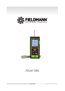 Handleiding Fieldmann FDLM 1050 Afstandsmeter
