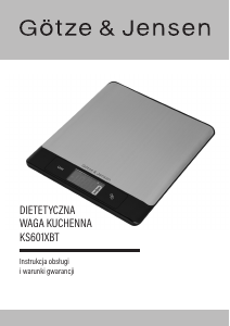 Instrukcja Götze & Jensen KS601XBT Waga kuchenna