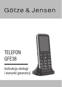 Instrukcja Götze & Jensen GFE38 Telefon komórkowy