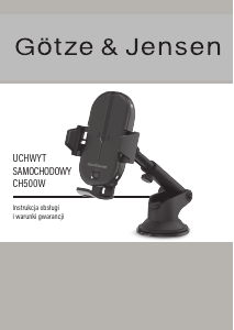 Instrukcja Götze & Jensen CH500W Uchwyt telefonu