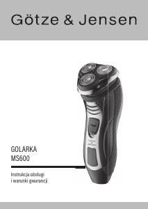 Instrukcja Götze & Jensen MS600 Golarka