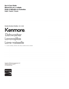 Handleiding Kenmore 263.14609 Vaatwasser