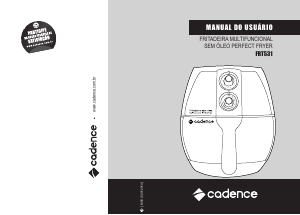 Manual Cadence FRT531 Fritadeira