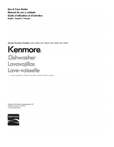 Handleiding Kenmore 263.14622 Vaatwasser