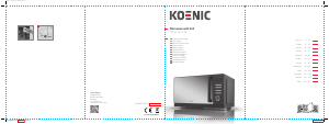 Εγχειρίδιο Koenic KMWG 2322 DB Φούρνος μικροκυμάτων