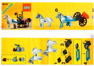 Bedienungsanleitung Lego set 6010 Castle Versorgungswagen