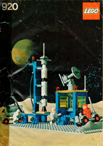 Manual Lego set 920 Space Alpha-1 rocket base