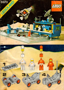 Manual Lego set 6970 Space Beta-1 command base