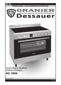 Bedienungsanleitung Oranier Dessauer DC 1999 Herd