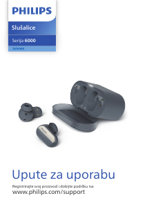 Priručnik Philips TAT6908BK Slušalica