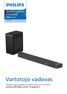 Vadovas Philips TAB7908 Namų kino sistema