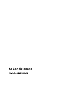 Manual Becken GW H09 MB Ar condicionado