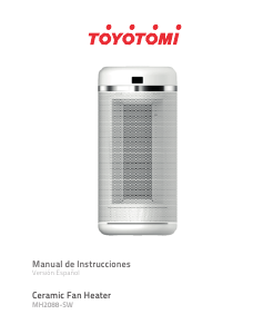 Manual de uso Toyotomi MH-2088-SW Calefactor