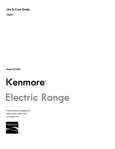 Manual Kenmore 95163 Range