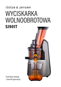 Instrukcja Götze & Jensen SJ901T Sokowirówka
