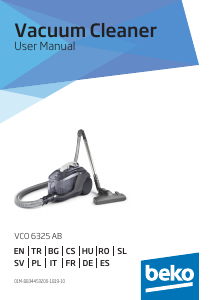 Manual BEKO VCO 6325 AB Vacuum Cleaner