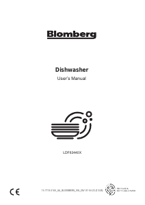 Manual Blomberg LDF63440X Dishwasher
