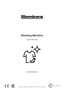 Manual Blomberg LWF184620G Washing Machine