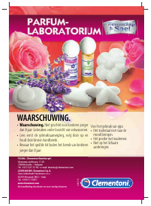 Handleiding Clementoni 50560 Parfumlaboratorium