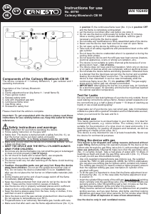 Handleiding Ernesto IAN 102449 Keukenbrander