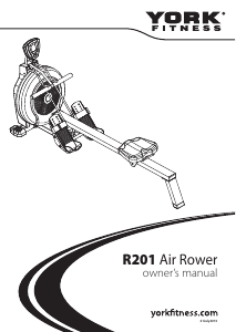 Manual York Fitness R201 Rowing Machine