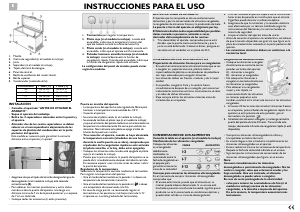 Manual de uso Ignis AFE 971/G Congelador