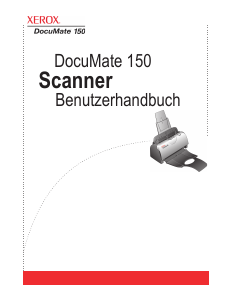 Bedienungsanleitung Xerox DocuMate 150 Scanner