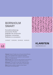 Manual Klarstein 10045430 Bornholm Smart Heater