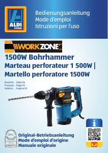 Mode d’emploi Workzone PT150601 Perforateur